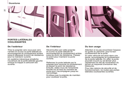 2014-2015 Peugeot Partner Tepee Bedienungsanleitung | Französisch