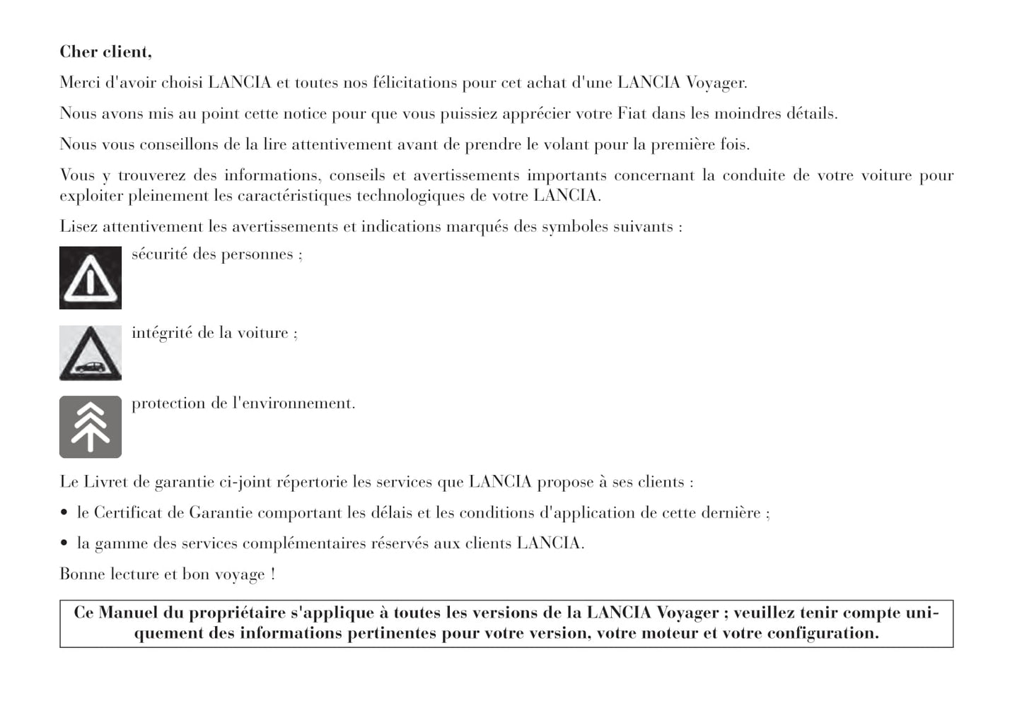 2011-2016 Lancia Voyager Gebruikershandleiding | Frans