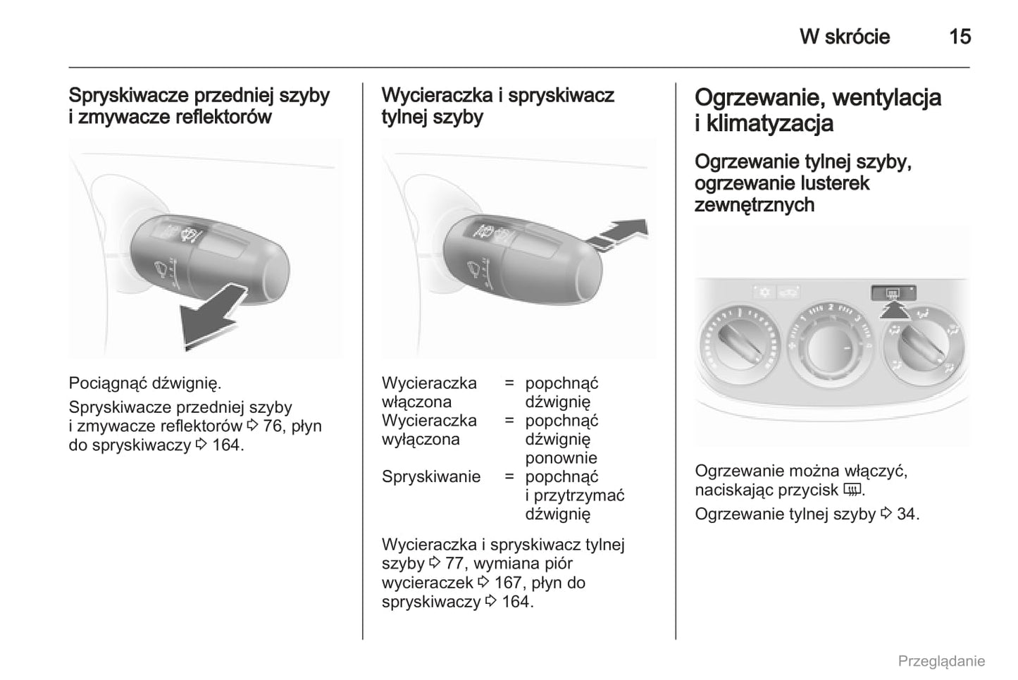 2012 Opel Corsa Owner's Manual | Polish