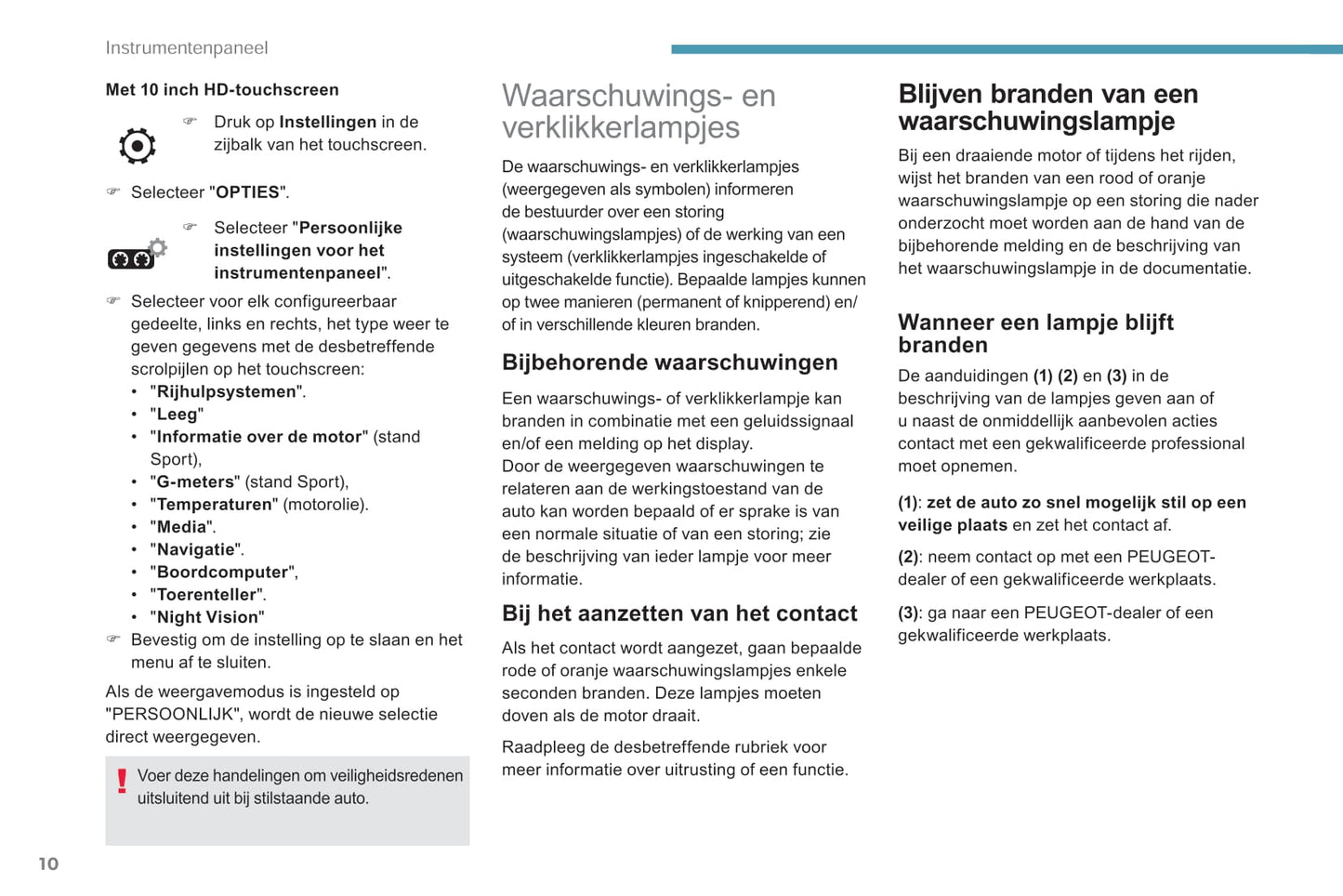 2018-2019 Peugeot 508 Owner's Manual | Dutch