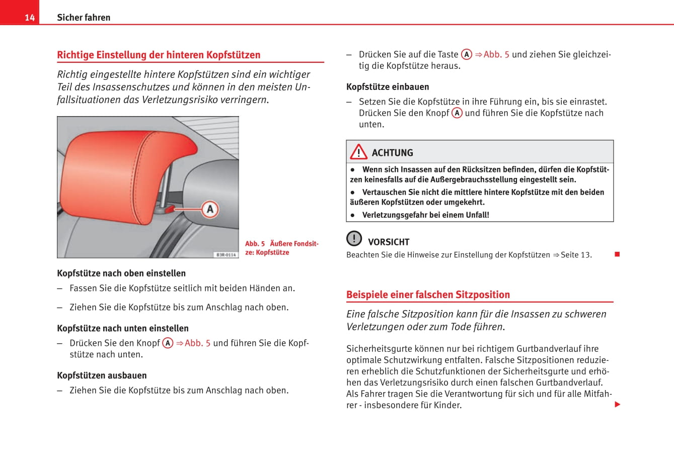 2012 Seat Exeo Bedienungsanleitung | Deutsch