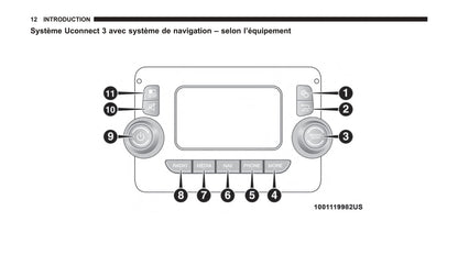 Jeep System Uconnect 3 Guide d'utilisation 2018