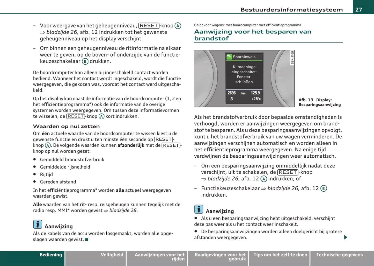 2007-2011 Audi A4 Bedienungsanleitung | Niederländisch