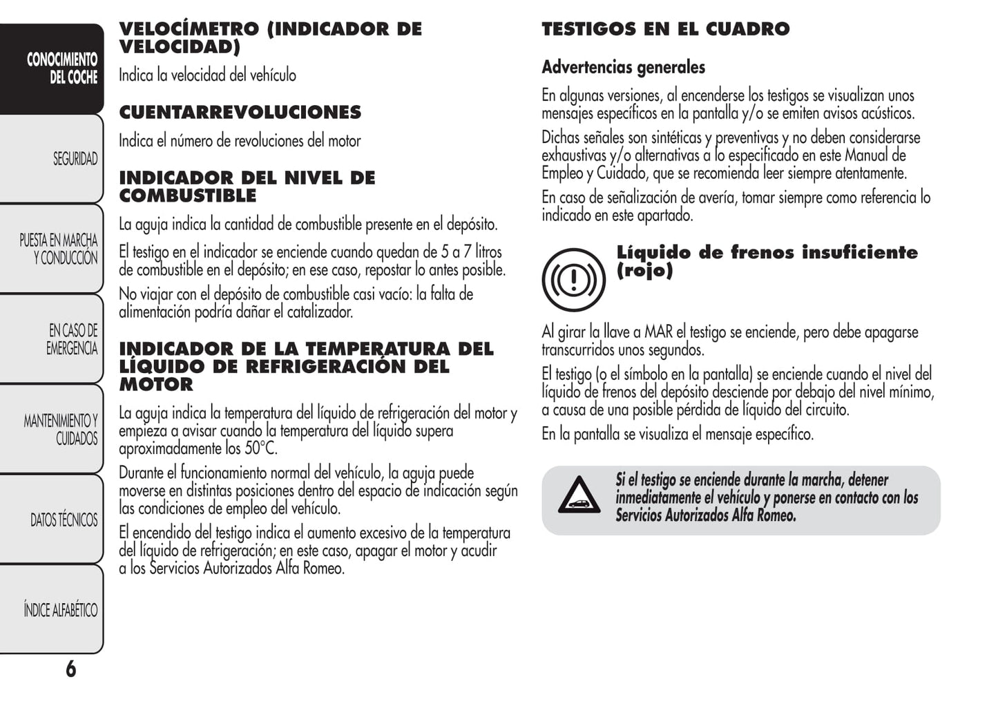 2008-2014 Alfa Romeo MiTo Bedienungsanleitung | Spanisch