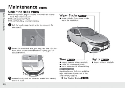 2020 Honda Civic Hatchback Owner's Manual | English