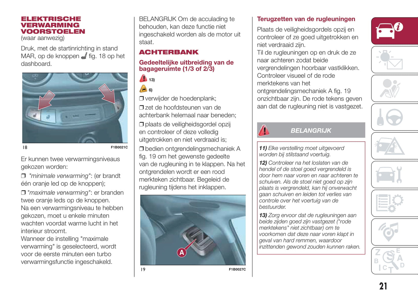 2015-2016 Fiat 500X Bedienungsanleitung | Niederländisch