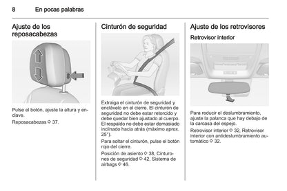 2012-2013 Opel Ampera Owner's Manual | Spanish