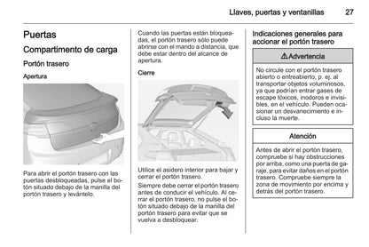 2012-2013 Opel Ampera Manuel du propriétaire | Espagnol