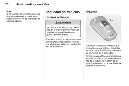 2012-2013 Opel Ampera Gebruikershandleiding | Spaans