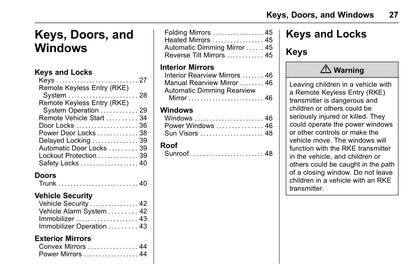 2018 Chevrolet Impala Owner's Manual | English