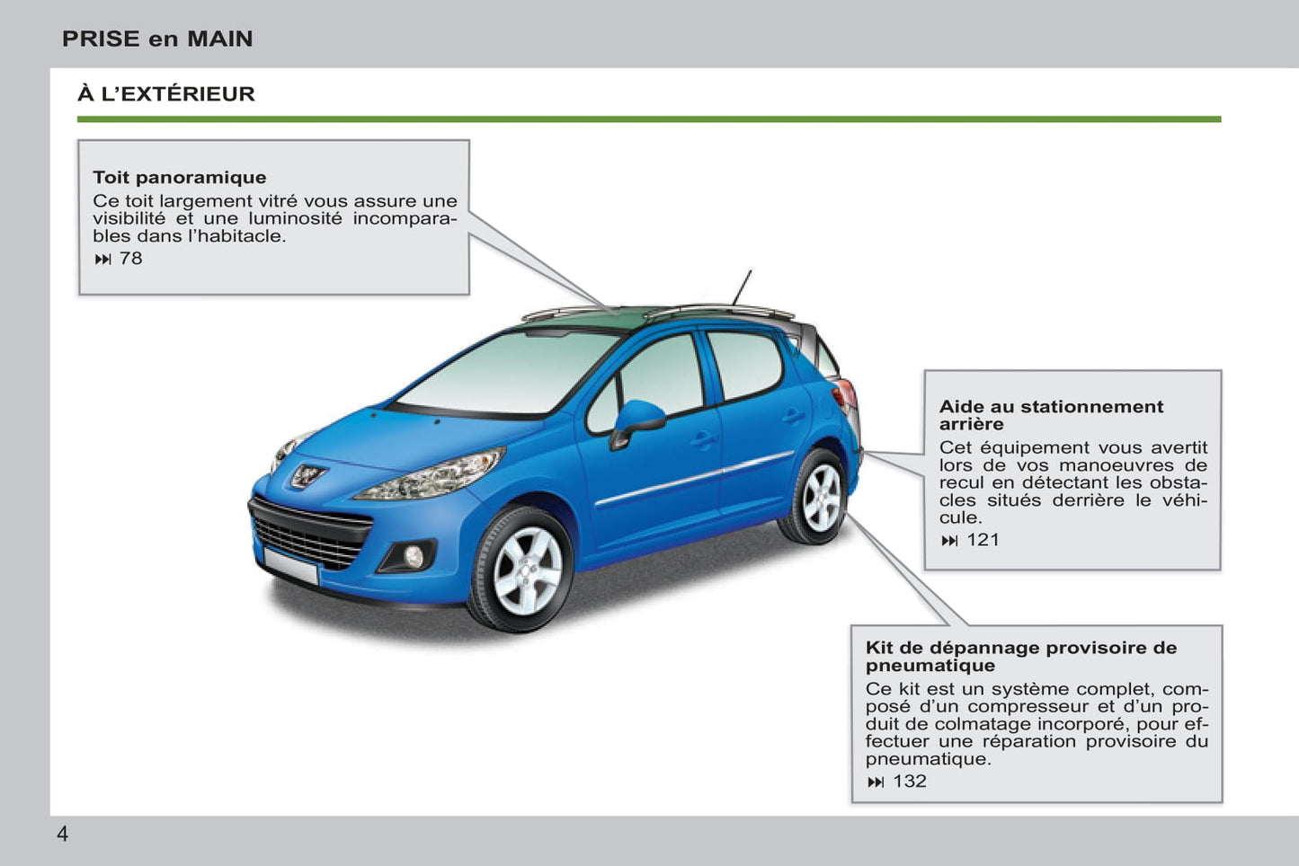 2011-2014 Peugeot 207/207 SW/207 SW Outdoor Owner's Manual | French