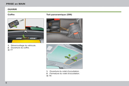 2011-2014 Peugeot 207/207 SW/207 SW Outdoor Owner's Manual | French