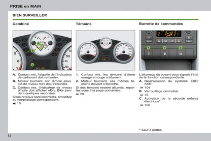 2011-2014 Peugeot 207/207 SW/207 SW Outdoor Owner's Manual | French