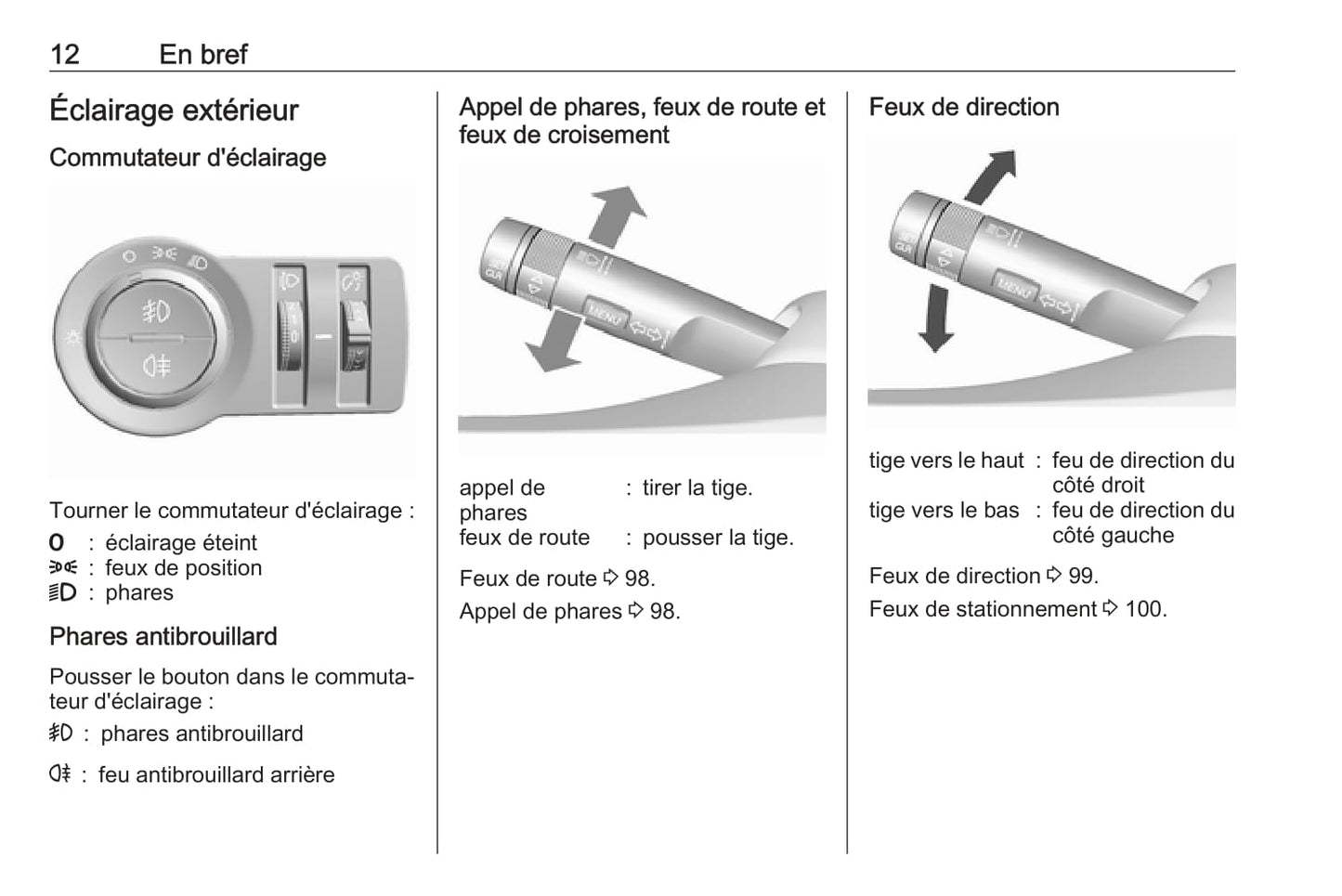 2018-2019 Opel Karl Owner's Manual | French