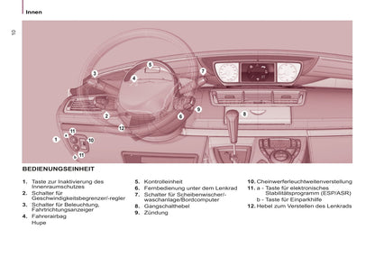 2013-2014 Peugeot 807 Bedienungsanleitung | Deutsch