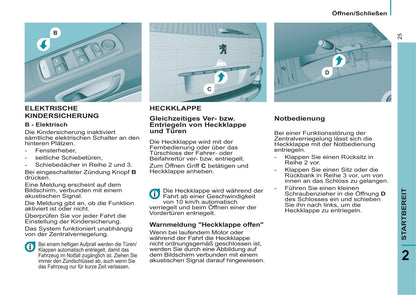 2013-2014 Peugeot 807 Owner's Manual | German