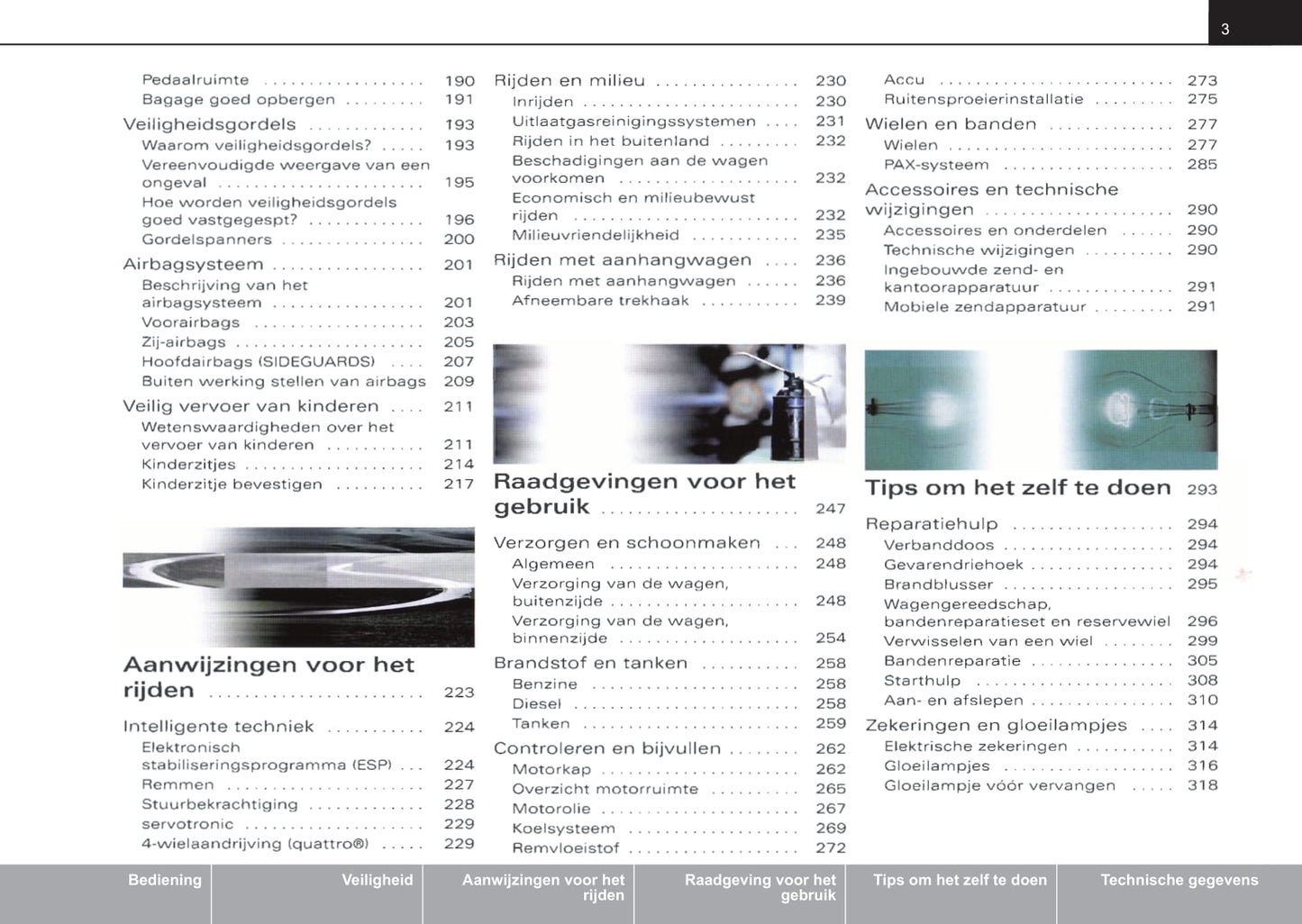 2004-2007 Audi A4 Bedienungsanleitung | Niederländisch