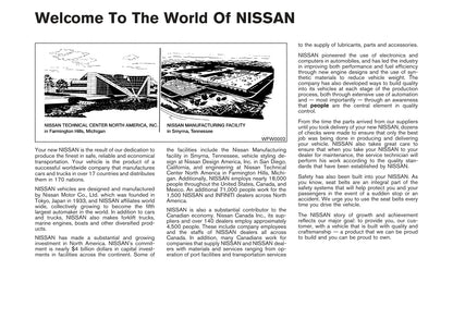 2003-2006 Nissan 350Z Bedienungsanleitung | Englisch