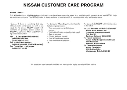 2004 Nissan 350Z Owner's Manual | English