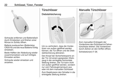 2017 Opel Movano Owner's Manual | German