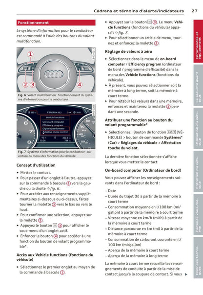 2010-2014 Audi A7/S7 Manuel du propriétaire | Français