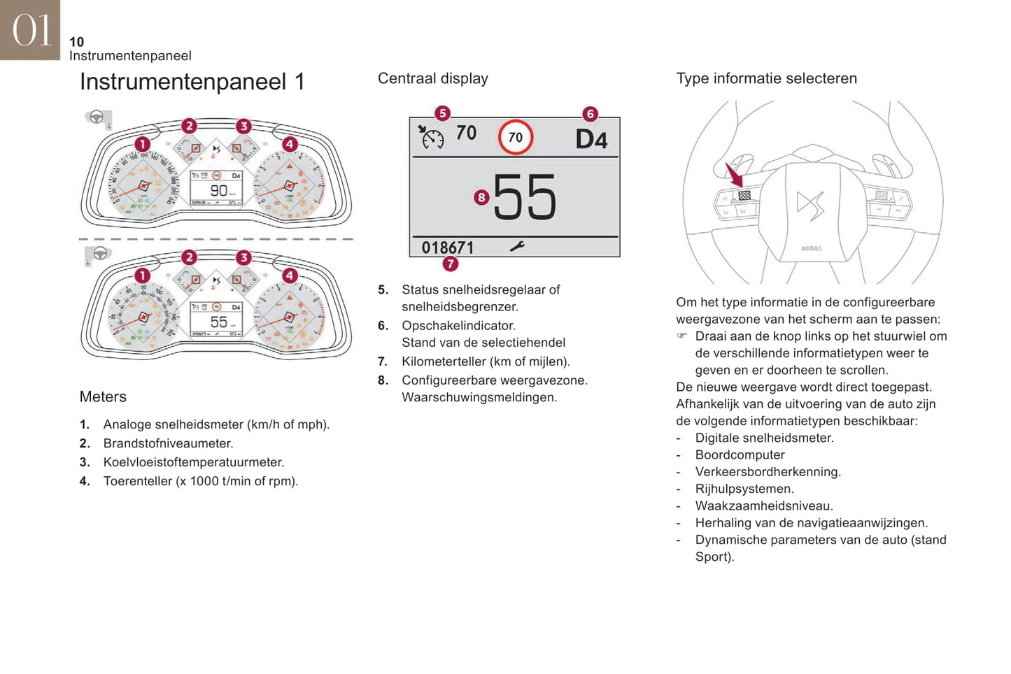 2018-2019 DS Automobiles DS 7 Crossback Gebruikershandleiding | Nederlands