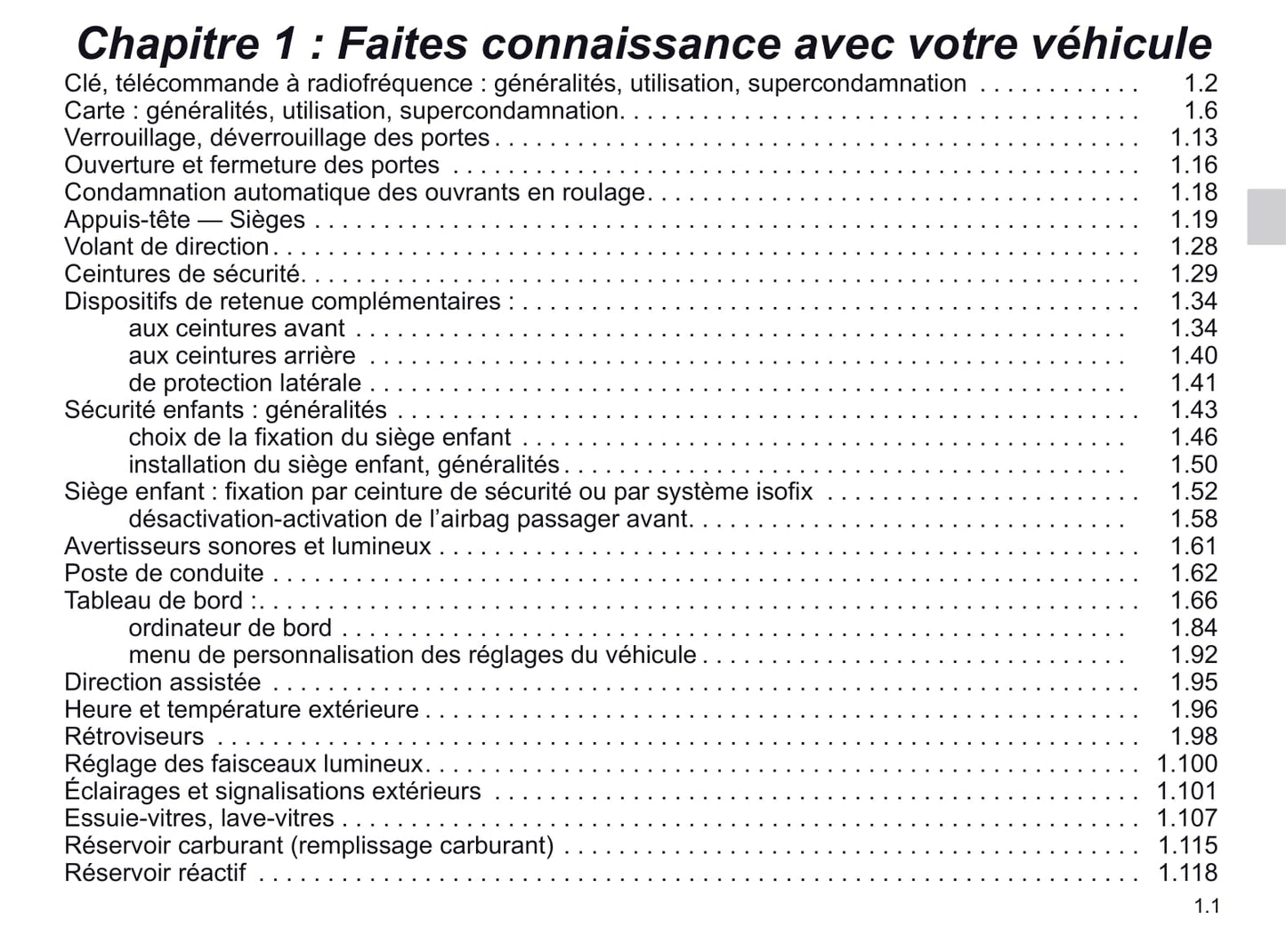 2021 Renault Mégane Owner's Manual | French