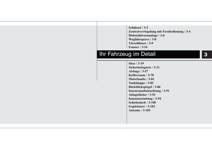 2006-2007 Kia Optima Owner's Manual | German