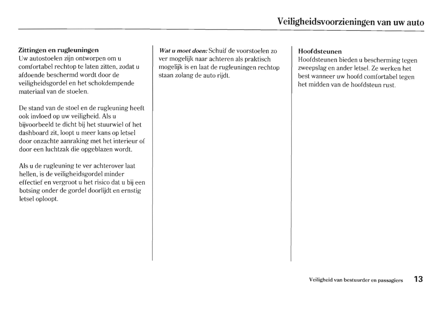 2005-2006 Honda HR-V Gebruikershandleiding | Nederlands