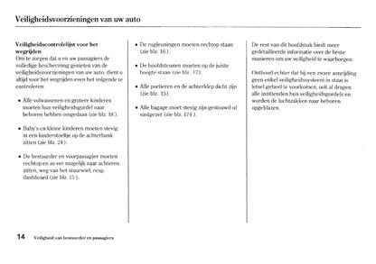 2005-2006 Honda HR-V Gebruikershandleiding | Nederlands