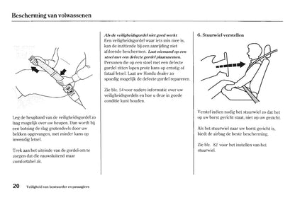 2005-2006 Honda HR-V Owner's Manual | Dutch