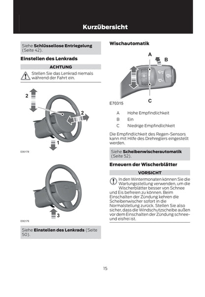 2011-2012 Ford Mondeo Bedienungsanleitung | Deutsch