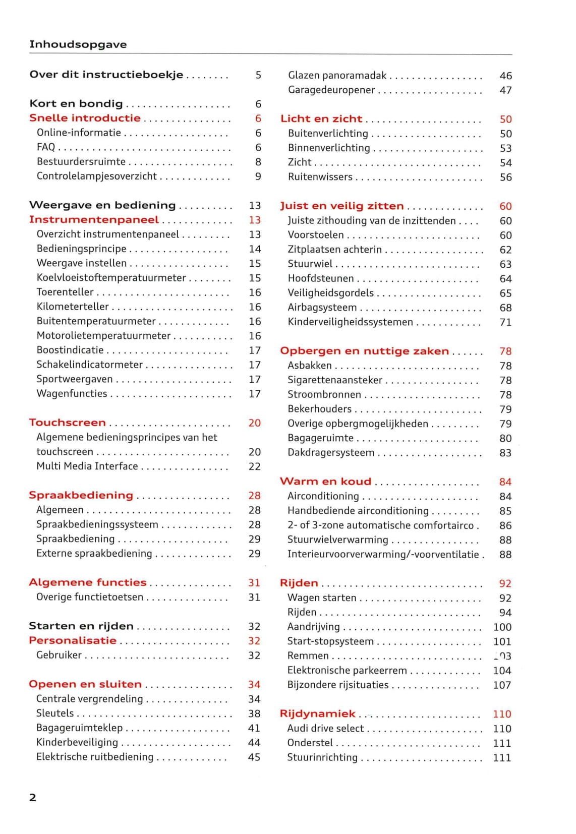 2018-2021 Audi Q3 Gebruikershandleiding | Nederlands