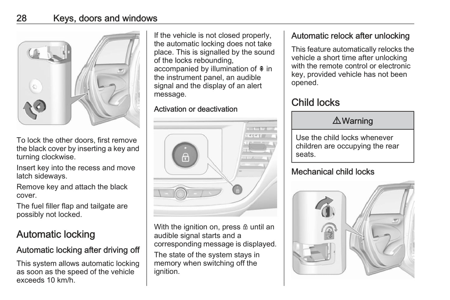 2019 Opel Crossland X Owner's Manual | English