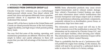 2014 Jeep Grand Cherokee Diesel Supplement Manual | English