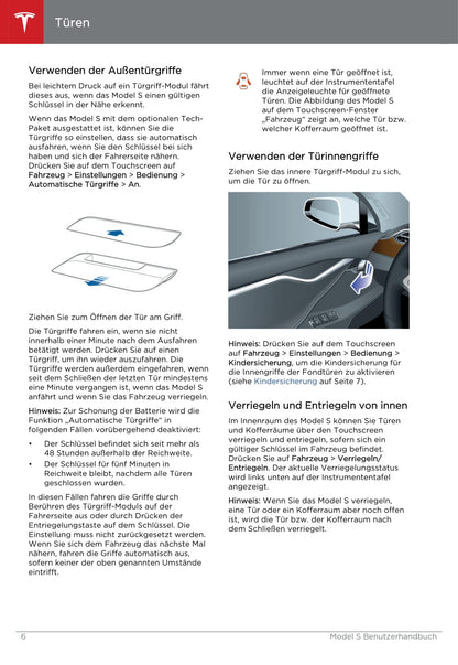 2013-2016 Tesla Model S Gebruikershandleiding | Duits