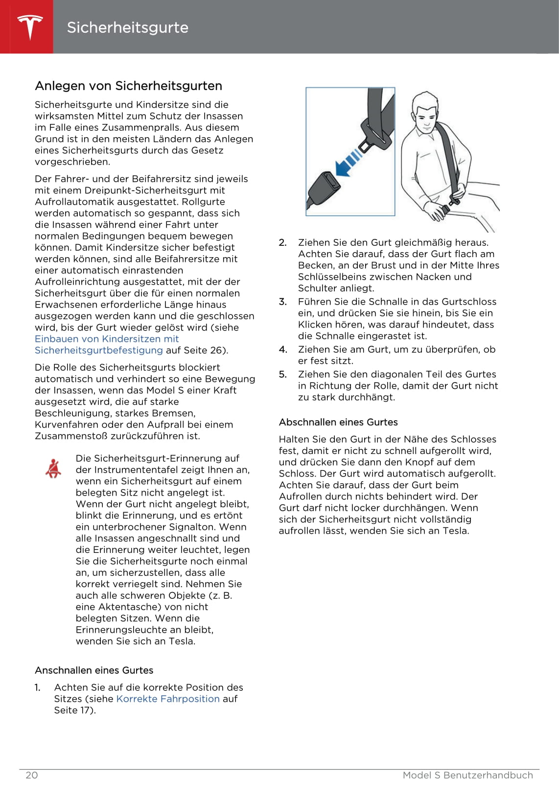 2013-2016 Tesla Model S Gebruikershandleiding | Duits