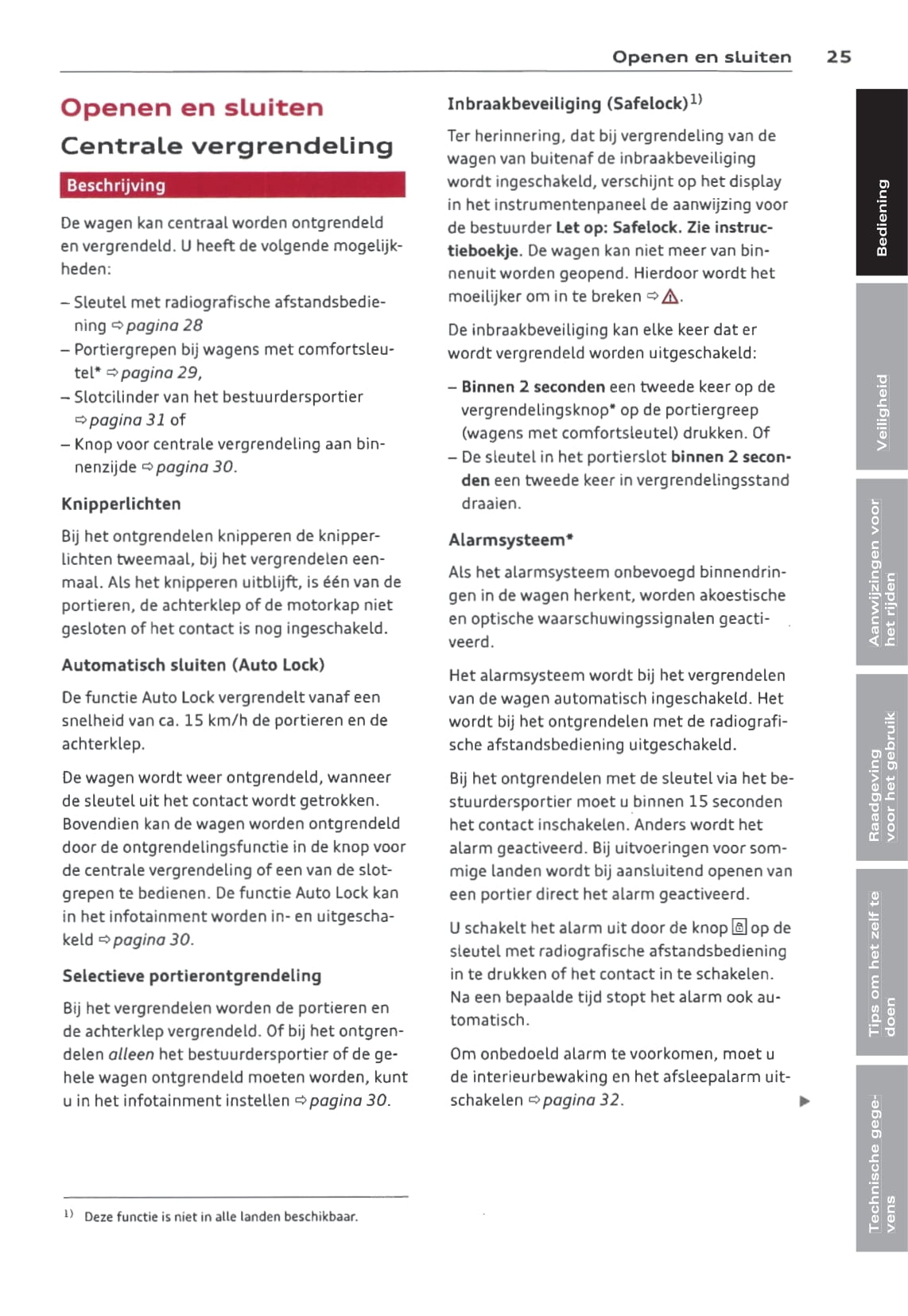2009-2015 Audi Q7 Bedienungsanleitung | Niederländisch