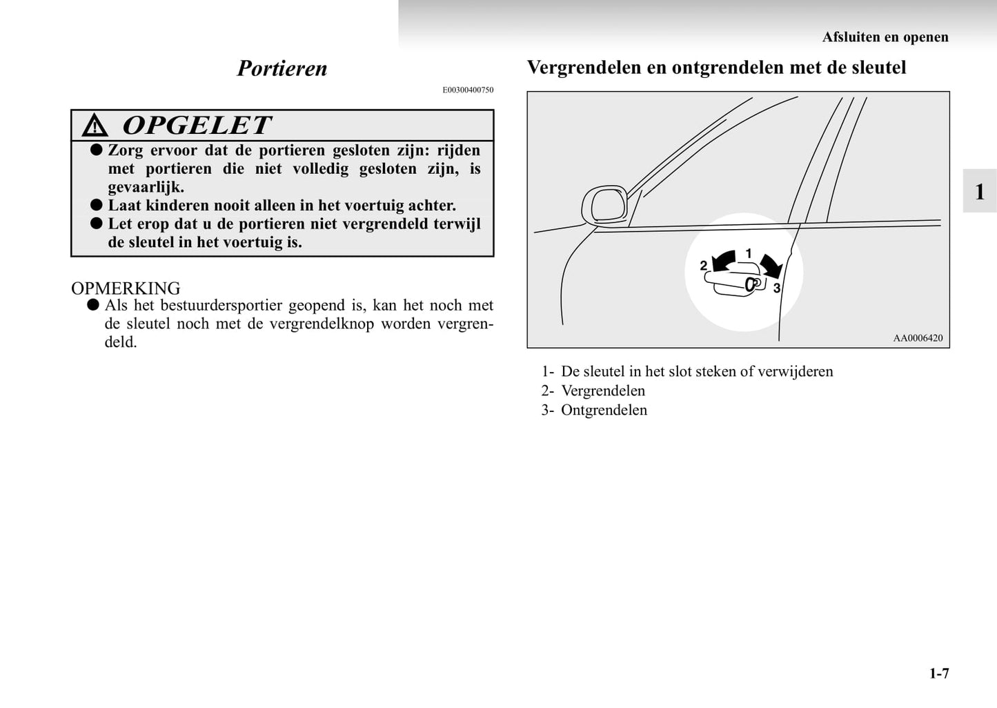 2003-2007 Mitsubishi Lancer Bedienungsanleitung | Niederländisch