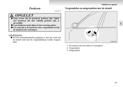 2003-2007 Mitsubishi Lancer Bedienungsanleitung | Niederländisch