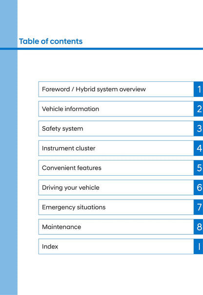 2019-2020 Hyundai Kona Hybrid Owner's Manual | English