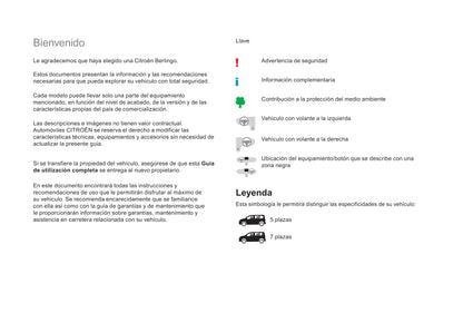 2018-2020 Citroën Berlingo Manuel du propriétaire | Espagnol