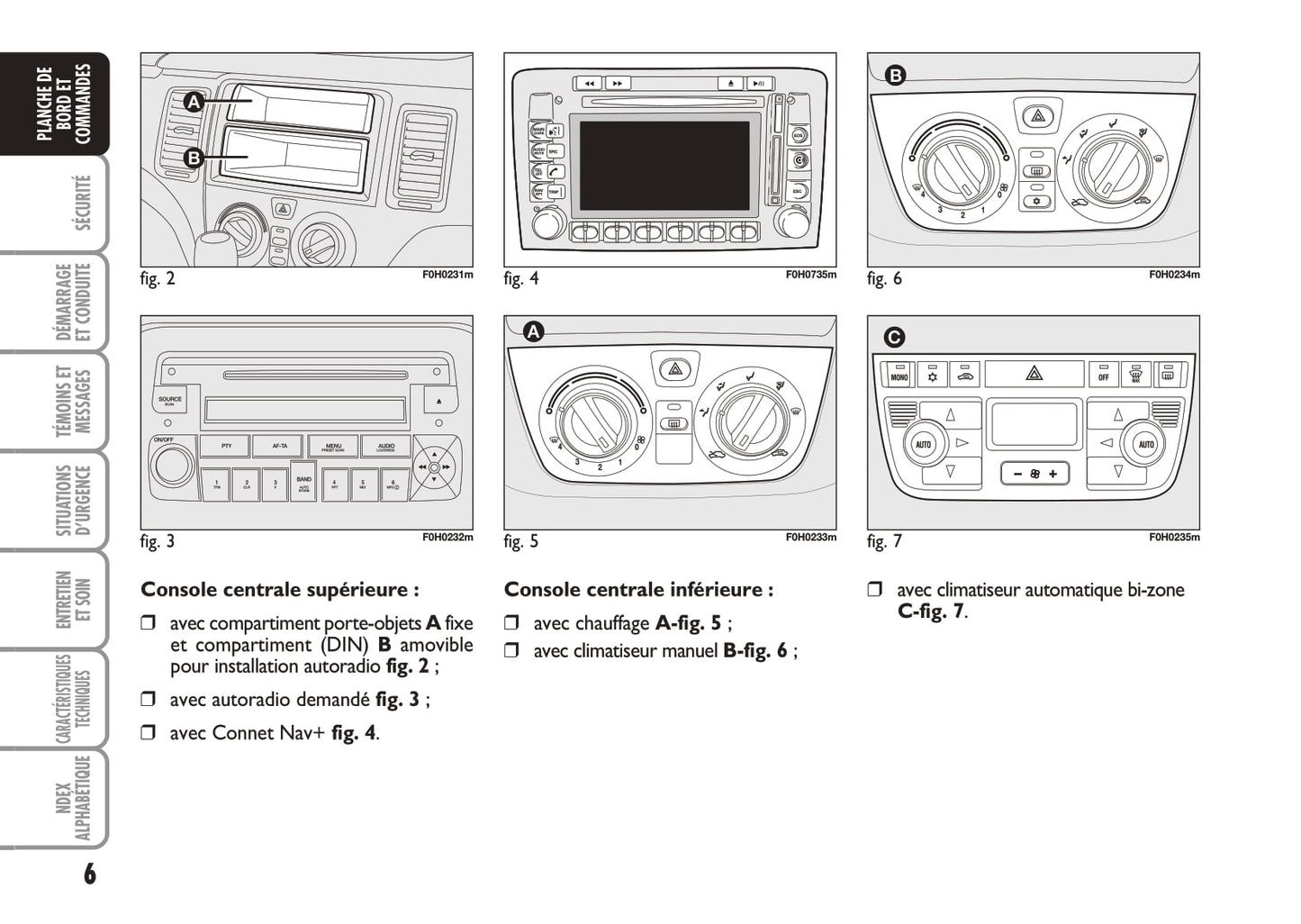 2010-2011 Fiat Idea Owner's Manual | French