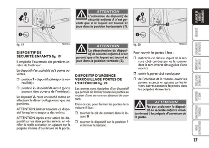 2010-2011 Fiat Idea Gebruikershandleiding | Frans