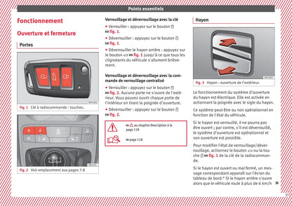 2015-2016 Seat Ibiza Owner's Manual | French