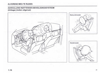 1999-2000 Subaru Justy Gebruikershandleiding | Nederlands