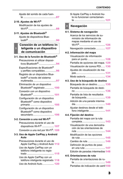 Toyota bZ4X Multimedia Manual de Instrucciones 2022 - 2023