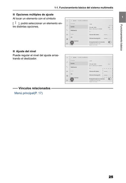 Toyota bZ4X Multimedia Manual de Instrucciones 2022 - 2023