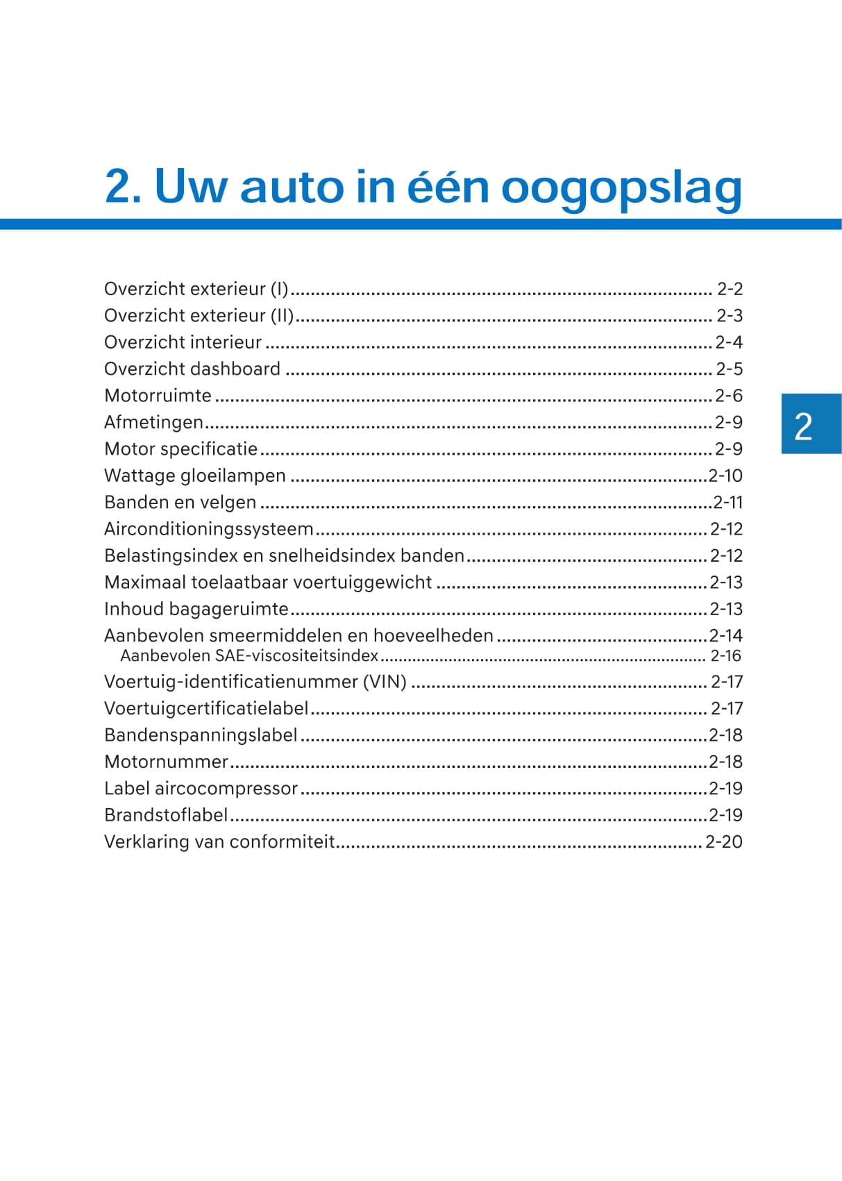 2020-2021 Hyundai i20 Owner's Manual | Dutch