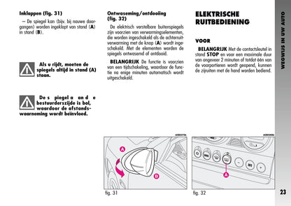 2003-2005 Alfa Romeo 156 GTA Owner's Manual | Dutch